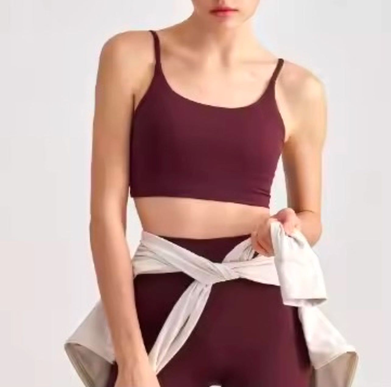 Garnet Yoga Set - Bra